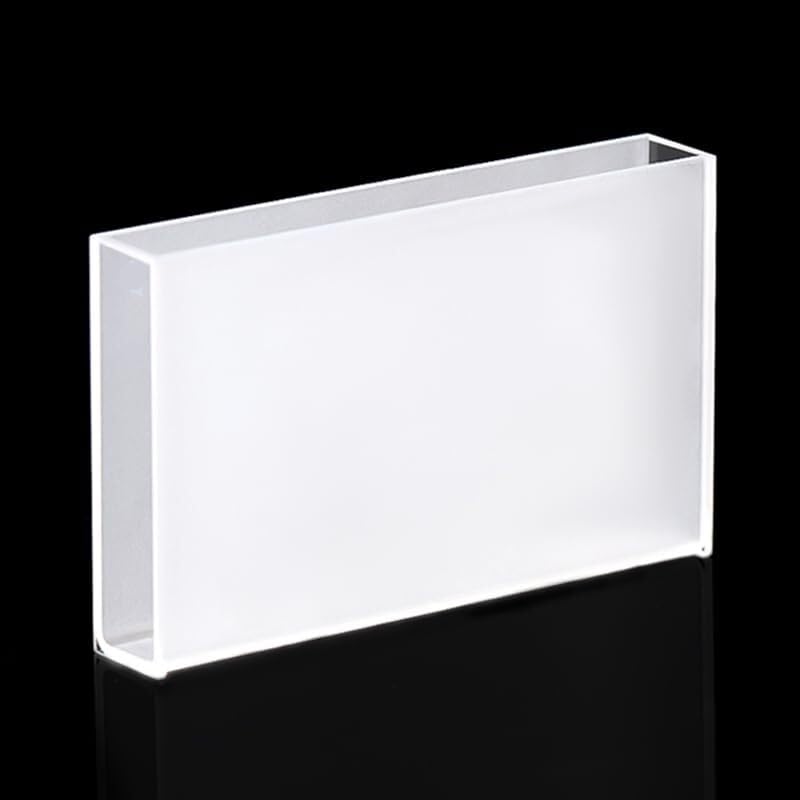 Cubeta de cuarzo estándar de 70 mm: celda de cuarzo de alta precisión for espectrofotometría UV-Visible, volumen de 24,5 ml | Glue bonding process