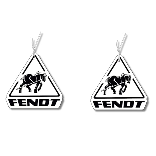 2x FENDT Duftbaum/Lufterfrischer Autoduft Motiv Auto Duftspender Auto tuning car air freshener Duftanhänger Wagen Trecker Traktor