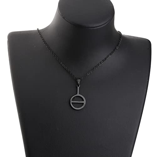CENWA Agender Symbol Necklace Non-binary Gender Androgyne Androgyny Sign Genderqueer Genderfluid Bigender Trigender4