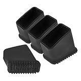 IWOWHERO 4 Piezas Protector Pies Escalera Plástico Antideslizante Almohadillas Patas Escalera Extensible Cojín Estabilizador para Suelos Baldosas Alfombras