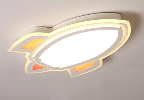 Plafonnier LED pour chambre de garçon qui inspire la créativité avec son avion fusée