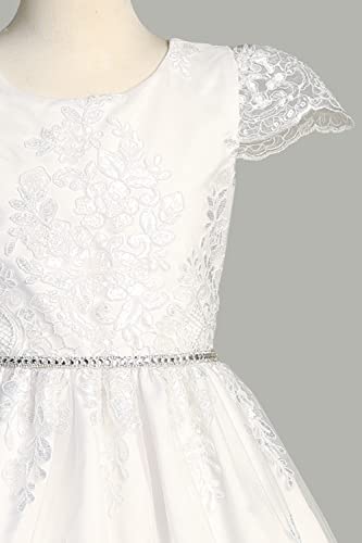 Made in USA - Plus Size First Communion Dress for Girls - 1st Holy Communion Dresses - Vestido Primera Comunion para Niña3