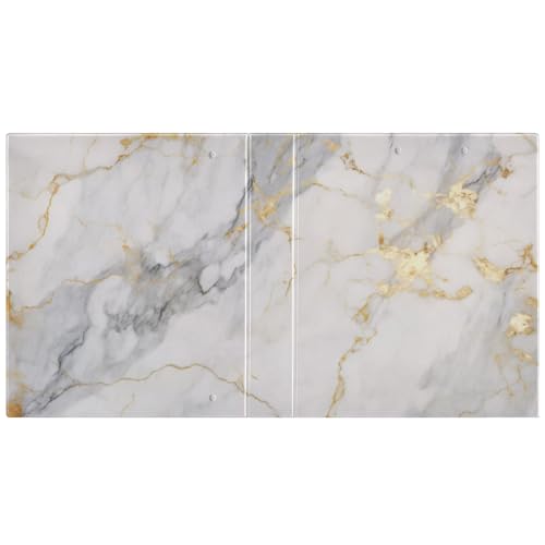 Image of 3 Ring Binder Grey Marble Gold Fluid 1.5 inch Binders Three Ring Binders