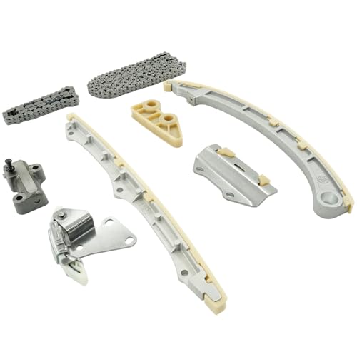 WELLBOX Timing Chain Kit Tensioner Guide for Honda CRV Accord Element 2002 2003 2004 2005 2006 2007 2008 2009 2010 2011 2.4L 90711S 13441PNA004 14540PRBA01