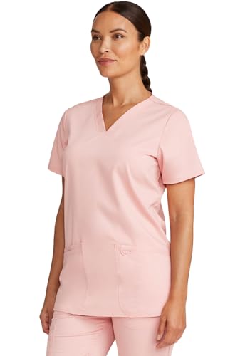 Image of Cherokee Medical Women's Scrub Top V-Neck Modern Classic Fit with 3 Pockets, Ultra Soft and 2-Way Stretch Fabric - WW620