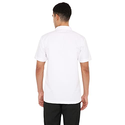 Image of Associated Uniforms Premium Plain Half sleeve Chef Coat (Chef Jacket - Smart Fit) (M-38, WHITE) B0B3XJ6GB1