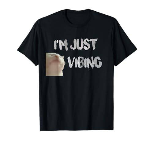 Cat just vibing meme T-Shirt