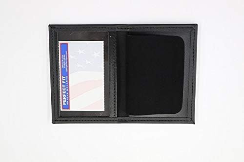 Perfect Fit Dress Leather Badge and ID Case for NY City Lieutenant (Cutout PF27)