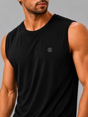Image of CHKOKKO Sleeveless T Shirts Gym Vest for Men Workout Solid Premium Cotton Blend Tank Top for Man Running Vest Sando Gym Wear Lightweight Breathable Casual Summer Wear Boys