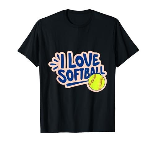 I Love Softball - Bate de lanzamiento de árbitro Camiseta
