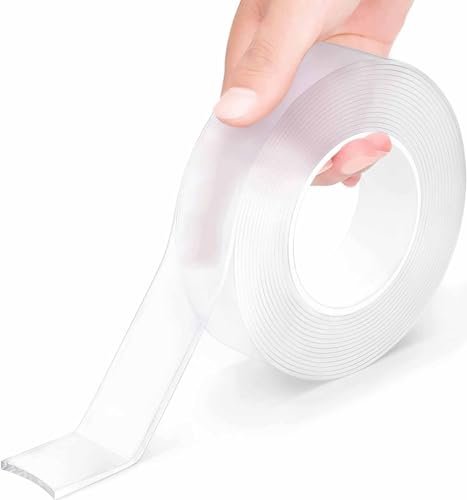 Almohadillas adhesivas extraíbles para decoración de paredes, cinta de alfombra, cinta de doble cara resistente, cintas de montaje nano fuertes, extra grandes (3 x 3 cm), cintas adhesivas