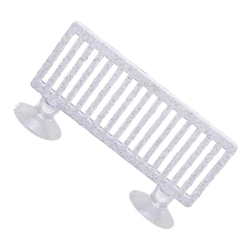Gissroys Impresión de plataforma para tanques de peces, decoraciones de acuario, aspecto hermoso, estampado de escondite artificial, multicolor betta hoja de pescado acolchado