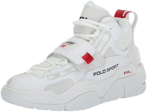 POLO RALPH LAUREN Men's Leather Textile-ps100-sneakers-high Top