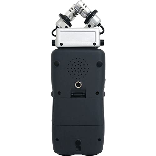 Zoom H5 Four-Track Portable Recorder With Interchangeable Microphone System Including Samson Studio Headphones And Deluxe Accessory Bundle #TOP6