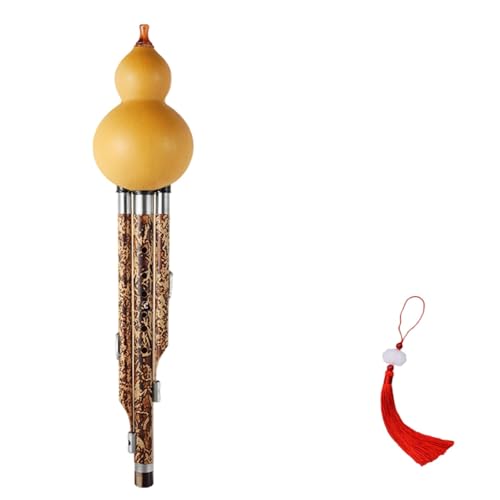 Hulusi instrument de musique traditionnelle C majeur charbon de bois Type D