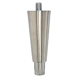 KASON 6165800BN6T4 Threaded Steel Stud 6” Adjustable Equipment Leg/Foot for Industrial Commercial Equipment Stands (5/8” Stud - 1 Pc)