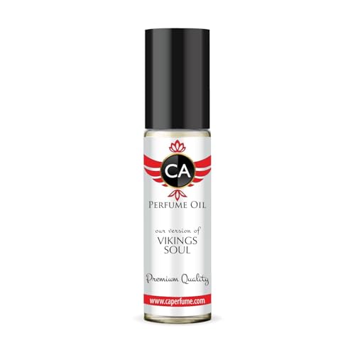 CA Perfume Impression of Vikings Soul for Men Eau De Parfum Woody Aromatic Scent Long Lasting Cologne for Men Travel Size TSA Ready for Day and Night Wear 0.33 Fl Oz 10ml
