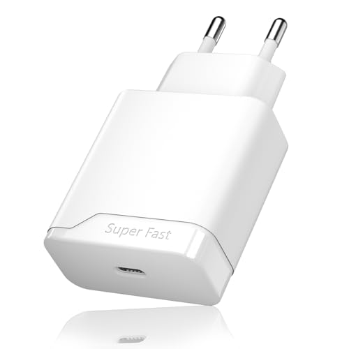 USB C Rapido Caricatore per Google Pixel 10 9Pro XL 8Pro 9a 8a 7a 6 6Pro,18W Typ C Caricabatterie Spina Alimentatore Presa Carica Adattatore con Cavo USB C 1M per Pixel 5