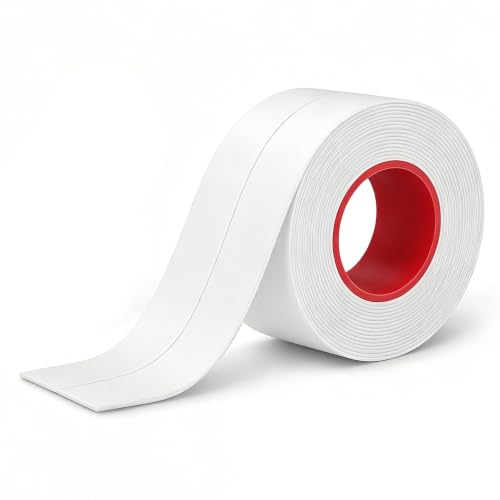 White Caulk Tape, Peel and Stick Caulking Tape, 1.5' x 10.5 Ft