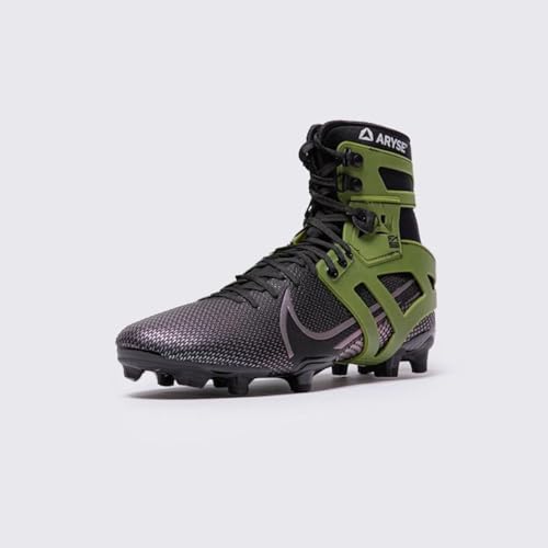 Image of ARYSE XFAST - Cleat Ankle Brace & Stabilizer - Superior Ankle Support for Men and Women. Football, Soccer, Lacrosse, Rugby & More - (X-Small, Green, Single)