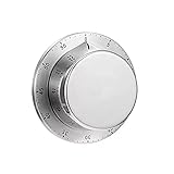 Kurzzeitmesser KüChentimer Digitaler Timer Mechanisch Digitaler Eieruhr KüChentimer,Kurzzeitwecker Magnetisch Edelstahl, Ideal Zum Kochen, Backen, Unterhalten, Studieren Usw(Silber)