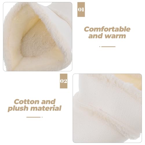 MAGICLULU 2 Pairs House Slippers Fleece Liners Winter Fur Insert Shoe Liners Sheepskin Replacement Insoles for Clogs4