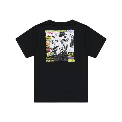Troy Lee Designs - Youth Short Sleeve TEE; Overload Black SM2