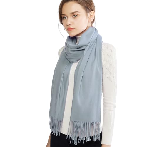 Image of RIIQIICHY Women's Fringe Shawl Wrap Pashmina Scarf for Wedding Evening