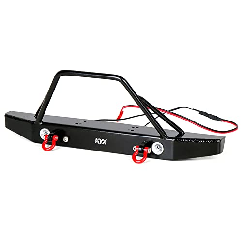 KYX Racing Metal Front Bumper Upgrades Parts Accessories for 1/6 RC Crawler Car SCX6 AXI05000