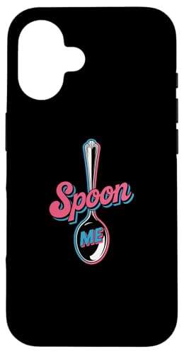 Funny Spoons ȃOtBbN t@j[Xv[ Ƃ킴Xv[ Me X}zP[X iPhone 16 p