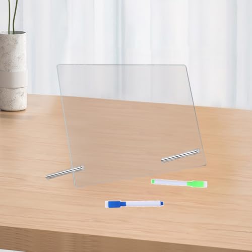 Tableau blanc pour bureau transparent idéal pour organiser le télétravail - 6