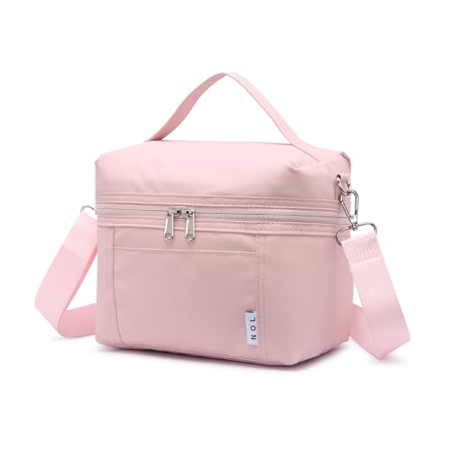 Image of NOL Natural Organic Lifestyle Insulated Lunch Bags for Women Cooler Bag Lightweight Nylon Waterproof Lunch Box For Work