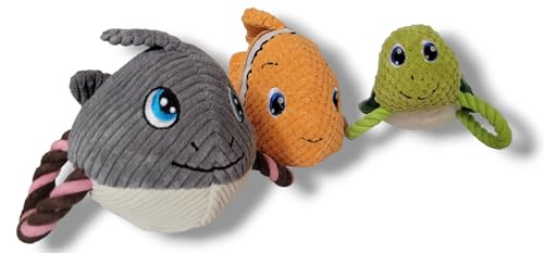 Set de 3 Juguetes Mordedores de Cuerda para Mascotas
