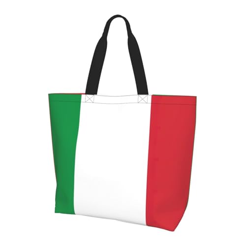 Unkhtt Bolso bandolera con estampado de bandera italiana, elegante, de gran capacidad, para uso diario, viajes, viajes y viajes