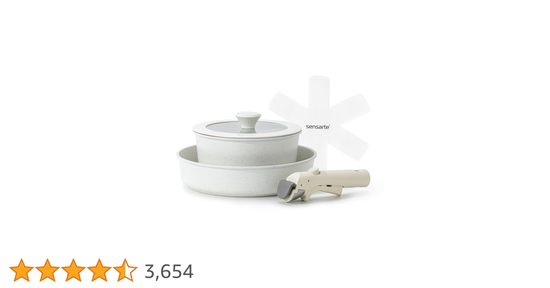 Amazon.co.jp: SENSARTE フライパン セット 5点 IH/ガス火対応