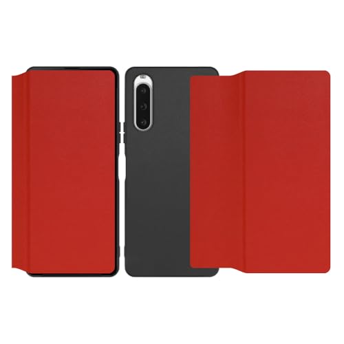 LOOF SLIM-FIT Xperia 10 V/Fun Edition P[X Jo[ 蒠^ {v U[ X}zP[X J[h[ Xgbvz[ Vv ϏՌ ^ y leather[XJ[bg]