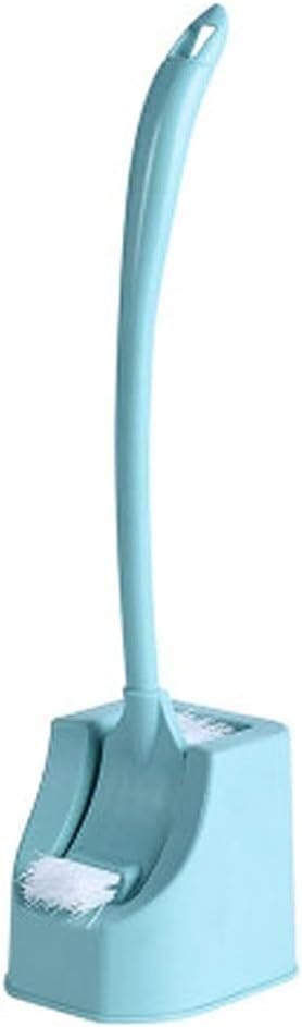 Cact Toilettenbürste Set mit Halter Blau & Platzsparendes Badezimmer Reinigungswerkzeug Toilettenschüsselbürste für mühelose Reinigung