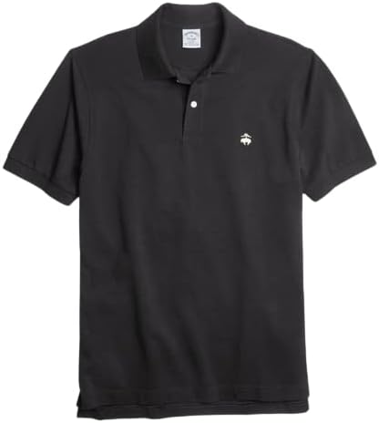 Brooks Brothers Golden Fleece Slim Fit Performance Polo Shirt (XX-Large, Black)