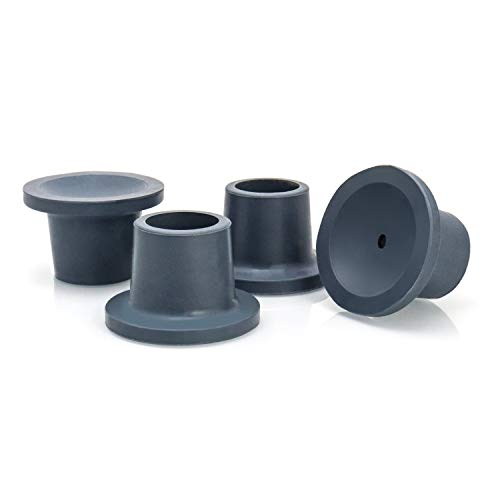 QWORK Protector Patas Sillas para sillas para ducha, pies de repuesto para asientos de ducha, 28 mm , 4 Piezas