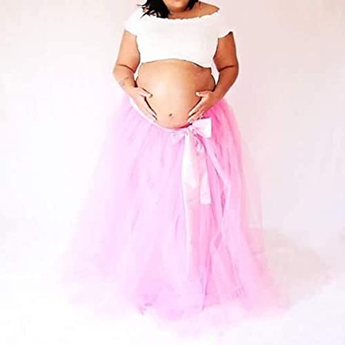 WDPL Women's A-Line Tulle Strips Ruffles Tutu Ball Gown Skirts3