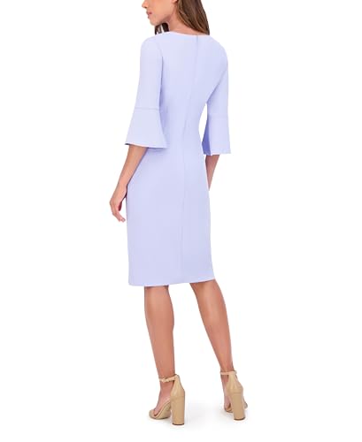 Image of Kensie Women's Belle Sleeve Scuba Crepe Midi Dress