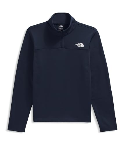 Image of THE NORTH FACE mens Cedar Trail Grid Fleece Quarter Zip Jacket | Cold Weather Top With Durable, Reinforced Bindings
