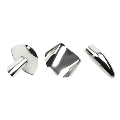 MOTHNUR Pala de Hielo Pequeña de Acero Inoxidable Cuchara Multifunción para y Arena Mango Curvado con Superficie Pulida Espejo para Cocina Bar y Fiestas