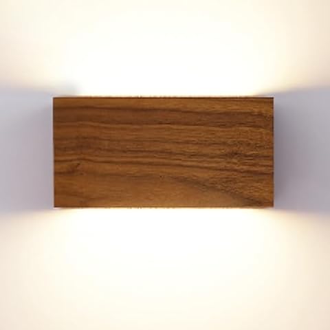 Generic Walnut LED Wall Sconce Cover