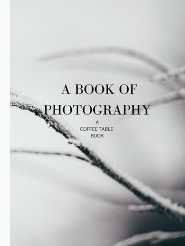 Grey and White coffee table books huge for decor: A Large Statement Table Book (HARDCOVER) | Decoration for Home Styling, Interior Design, or accent ... home: Miscellaneous Black & White photography