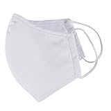 Iron Mountain 5 Satz 3 Schicht-Polyester-Baumwolle Nano Mesh-30 x Waschbar 3 Monate tragen Anti Penetration Water Repellent Gesichtsmaske, Weiss