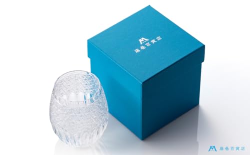 [藤巻百貨店] [ 深川硝子工芸 ] クリスタル 江戸切子 ブルームグラス 「透き」 グラス 切子 コップ