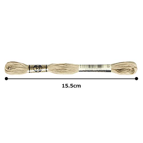 Image of DMC 6-Strand Embroidery Cotton Floss, Light Drab Brown