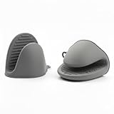 Pack de 2X Manoplas de Horno Silicona VAZCAN® | Guantes para Cocina, Adherentes y Fáciles de Lavar.