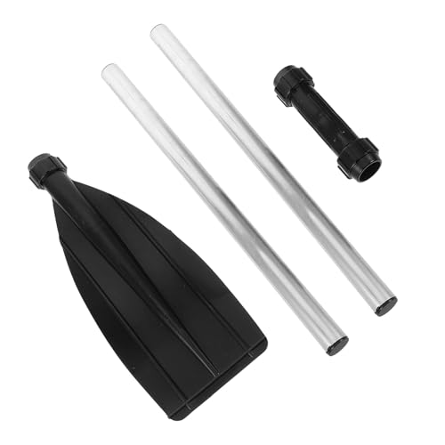 Pala para kayak con pala reforzada de aluminio ligero resistente para río y mar